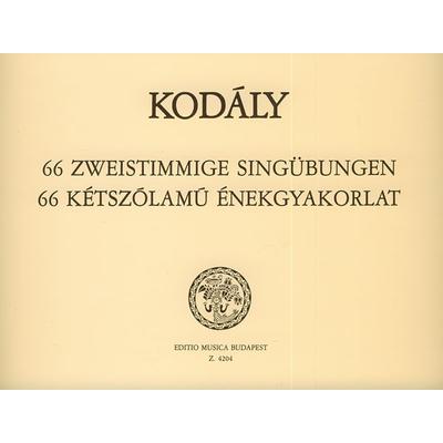 Kodály Zoltán: 66 kétszólamú énekgyakorlat