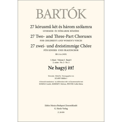 Bartók Béla: Ne hagyj itt! – 1 darab