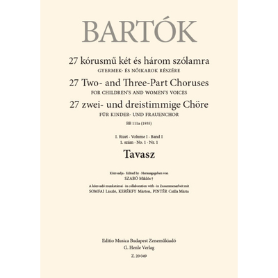 Bartók Béla: Tavasz – 1 darab