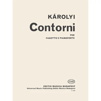 Károlyi Pál: Contorni - borító