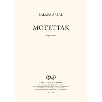 Balázs Árpád: Motetták (1 db)