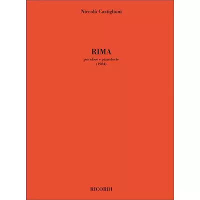 Niccolo Castiglioni: Rima, per oboe e pianoforte – kotta