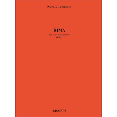 Niccolo Castiglioni: Rima, per oboe e pianoforte – kotta