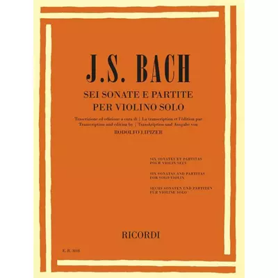 J. S. Bach: Sei Sonate e Partite per violino Solo – kotta