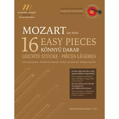 Mozart: 16 könnyű darab - vonószenekari kotta