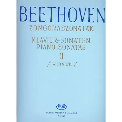 Beethoven, Ludwig van: Zongoraszonáták 2. – kotta