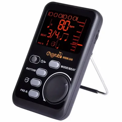 Cherub WSM-240 fekete, műanyag, digitális metronóm