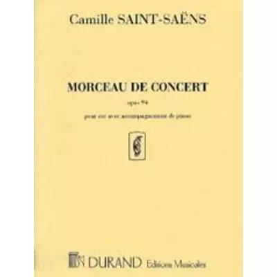 Saint-Saëns, Camille: Morceau de concert – kotta