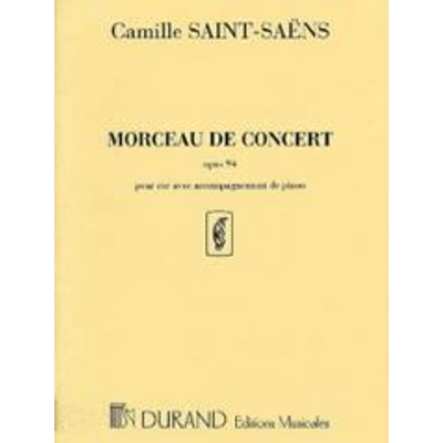 Saint-Saëns, Camille: Morceau de concert