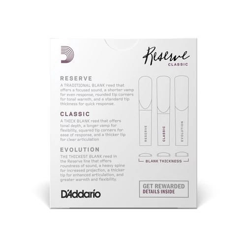 D'Addario Reserve Classic B-klarinét nád