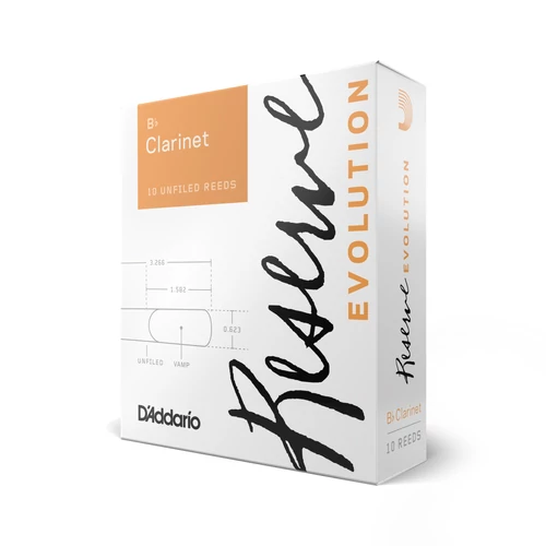 D'Addario Reserve Evolution B-klarinét nád doboz