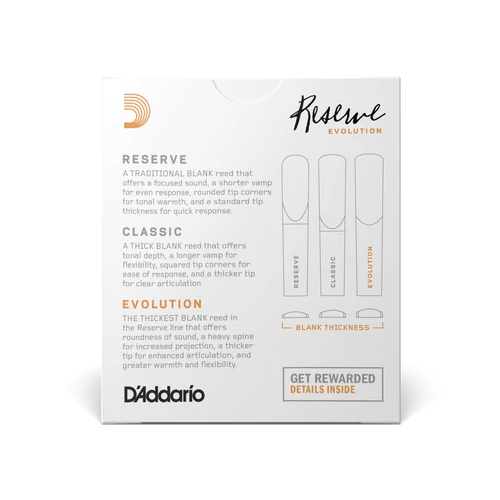 D'Addario Reserve Evolution B-klarinét nád
