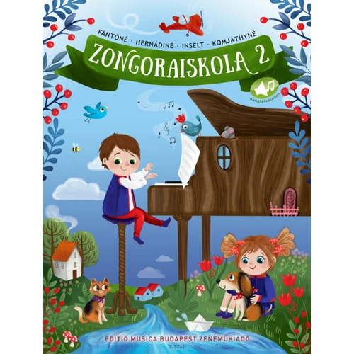 Fantóné-Hernádi-Komjáthy-Vásárhelyiné: Zongoraiskola 2. – kotta