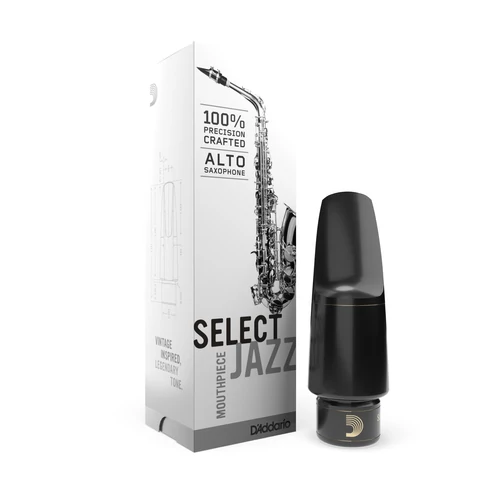D'Addario Select Jazz ebonit, fekete altszaxofon fúvóka