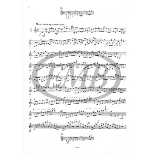 Kreutzer, Rodolphe: 42 gyakorlat – kotta