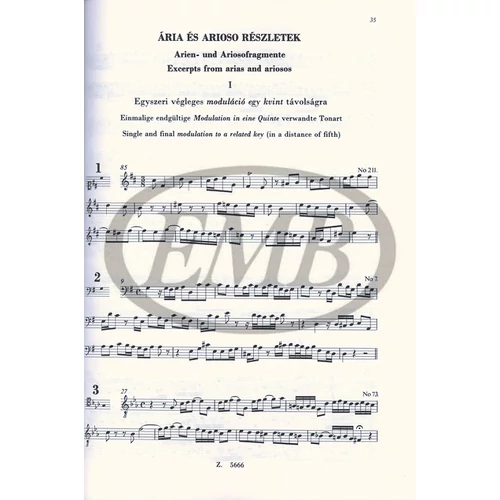 Legányné Hegyi Erzsébet: Bach példatár 2. – kotta