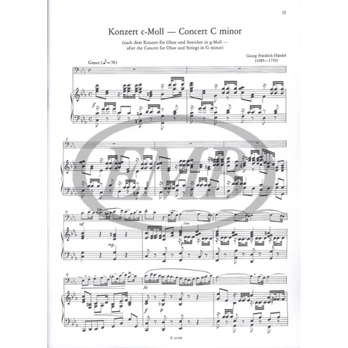 Barokk szonáták 1. - kotta