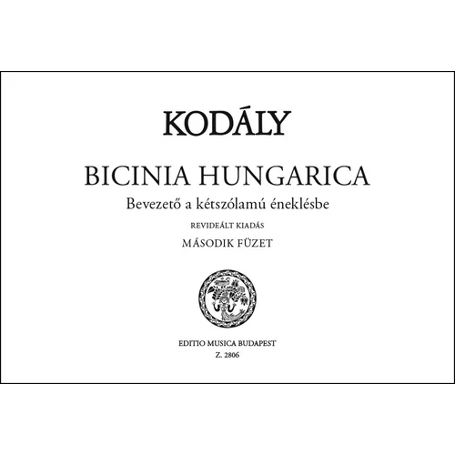 Kodály Zoltán: Bicinia Hungarica 2. – kotta