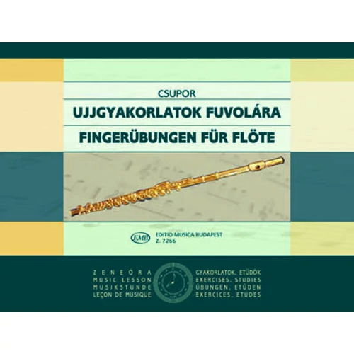 Csupor: Ujjgyakorlatok fuvolára – kotta