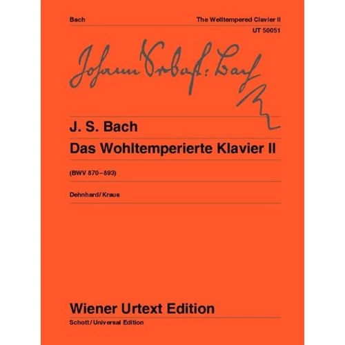 Bach, Johann Sebastian: Das wohltemperierte Klavier BWV 870-893 II. – kotta
