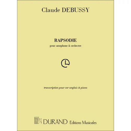Claude Debussy: Rhapsodie – kotta