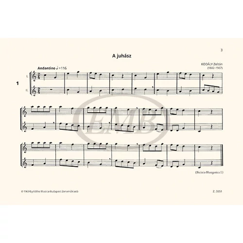 Béres: Furulya zene II. 