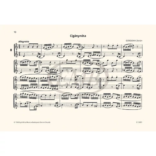 Béres: Furulya zene II. 