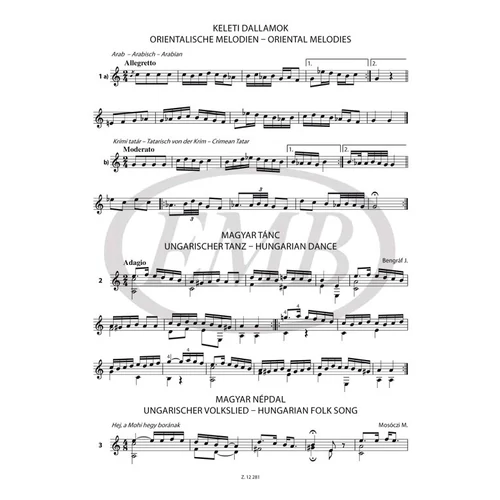 Nagy-Mosóczi: Gitáriskola 3