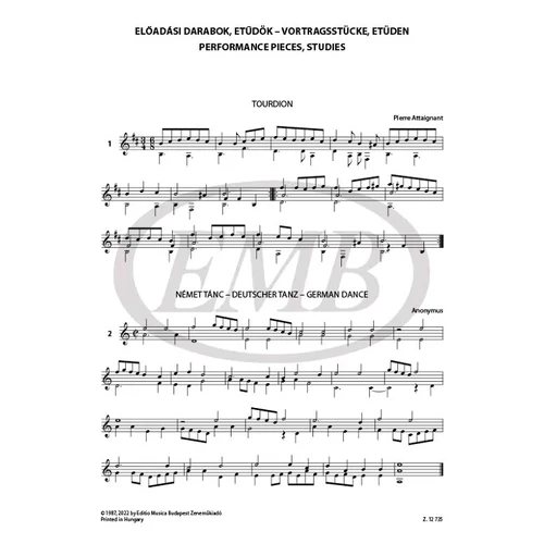 Nagy-Mosóczi: Gitáriskola 4. - kotta