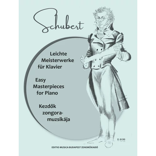 Schubert, Franz: Kezdők zongoramuzsikája - kotta