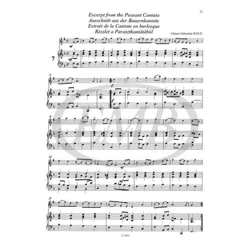 Klarinétmuzsika 1. - klarinét és zonogra kotta