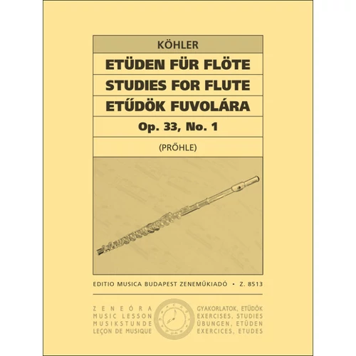Köhler, Ernesto: Etűdök fuvolára 1