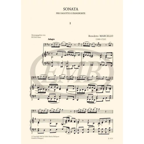 B. Marcello: Sonata - kotta
