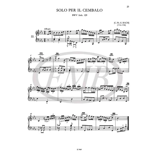 Notenbüchlein für Anna Magdalena Bach – kotta