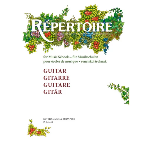Nagy: Répertoire zeneiskolásoknak – gitár – kotta
