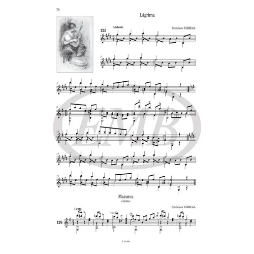 Nagy: Répertoire zeneiskolásoknak – gitár – kotta