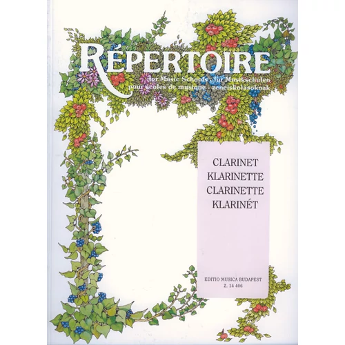 Perényi: Répertoire zeneiskolásoknak – klarinét – kotta