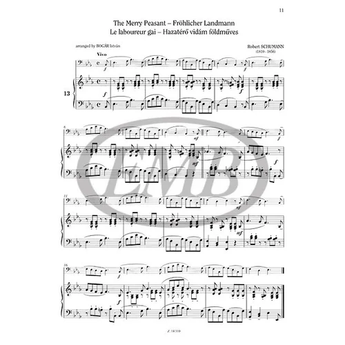 Steiner: Répertoire zeneiskolásoknak – rézfúvók – kotta