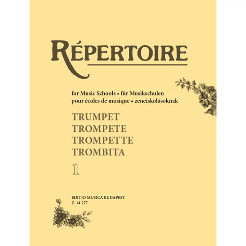 Sztán: Répertoire zeneiskolásoknak - trombita – kotta