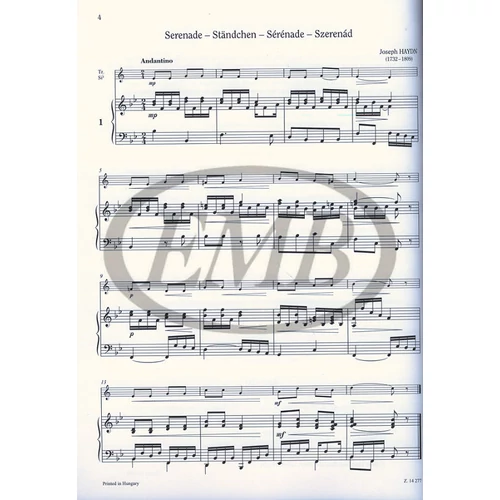 Sztán: Répertoire zeneiskolásoknak - trombita – kotta