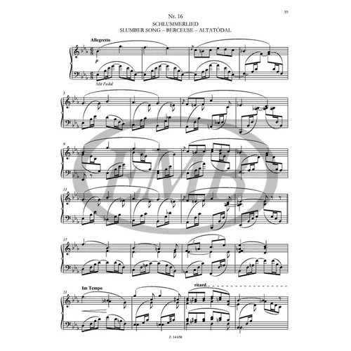 Schumann, Robert: Hits & Rarities zongorára – kotta