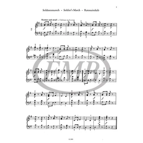 Schumann, Robert: Ifjúsági album zongorára – kotta