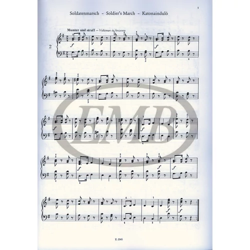 Schumann, Robert: Ifjúsági album zongorára – kotta