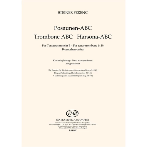 Steiner Ferenc: Harsona-ABC zongorakíséret