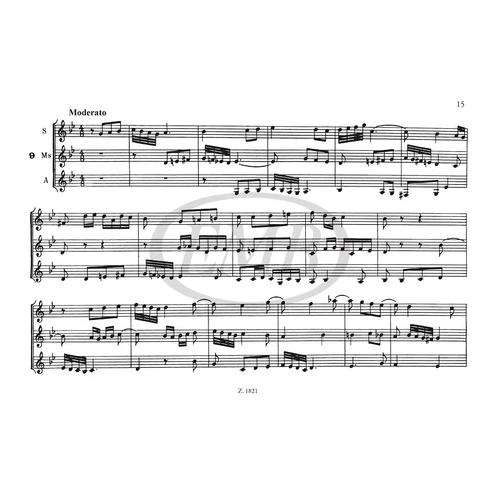 Kodály Zoltán: Tricinia – kotta