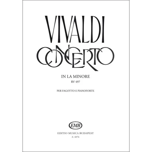 Vivaldi, Antonio: Concerto in la minore RV 497 - kotta