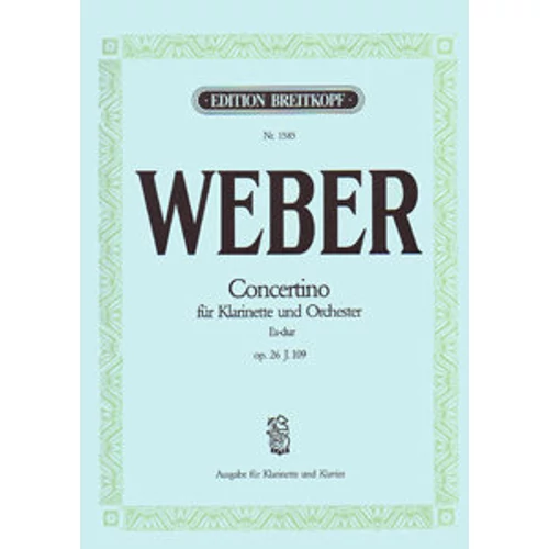 Weber: Concertino kotta borító