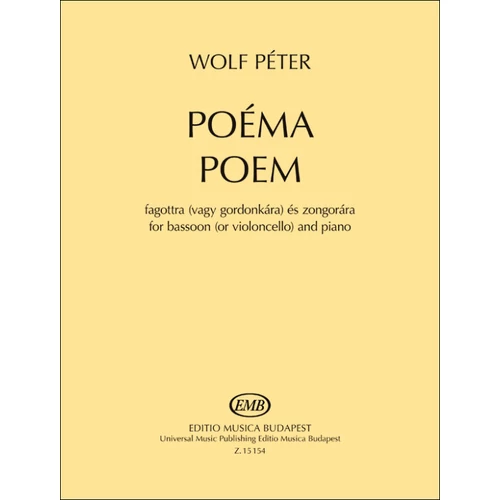 Wolf Péter: Poéma - kotta