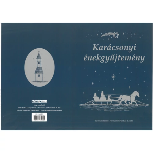 Karácsonyi énekgyűjtemény – kotta