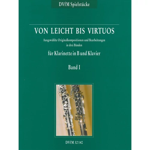 Koch: Von leicht bis virtuos - klarinét és zongora kotta